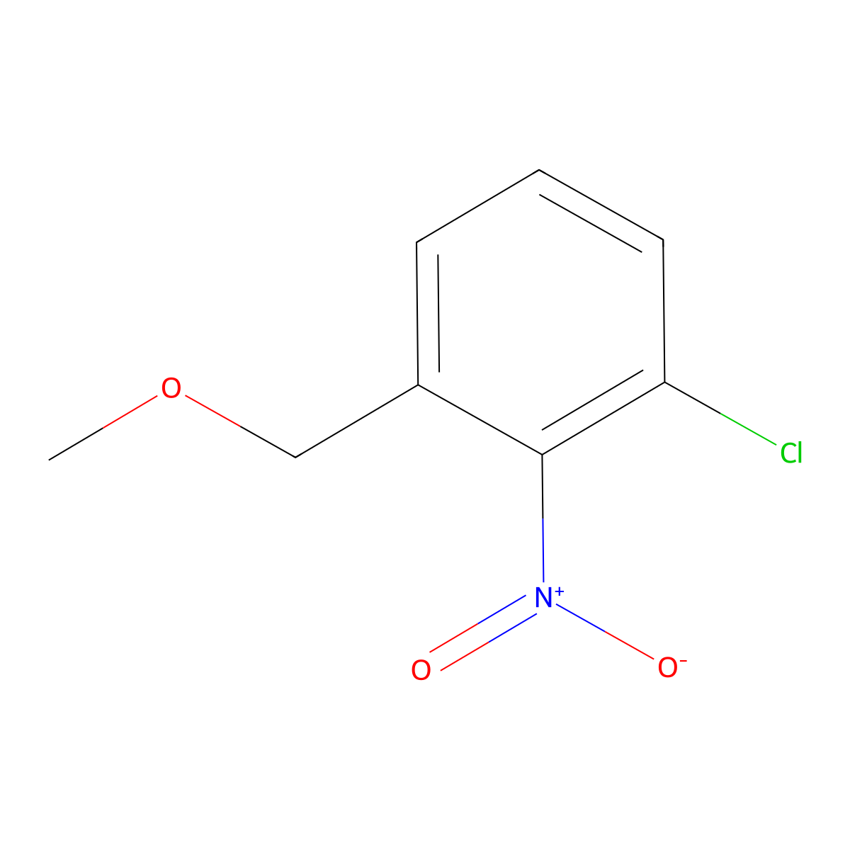 1-Chloro-3-(methoxymethyl)-2-nitrobenzene molecular structure, CAS 257871-21-9