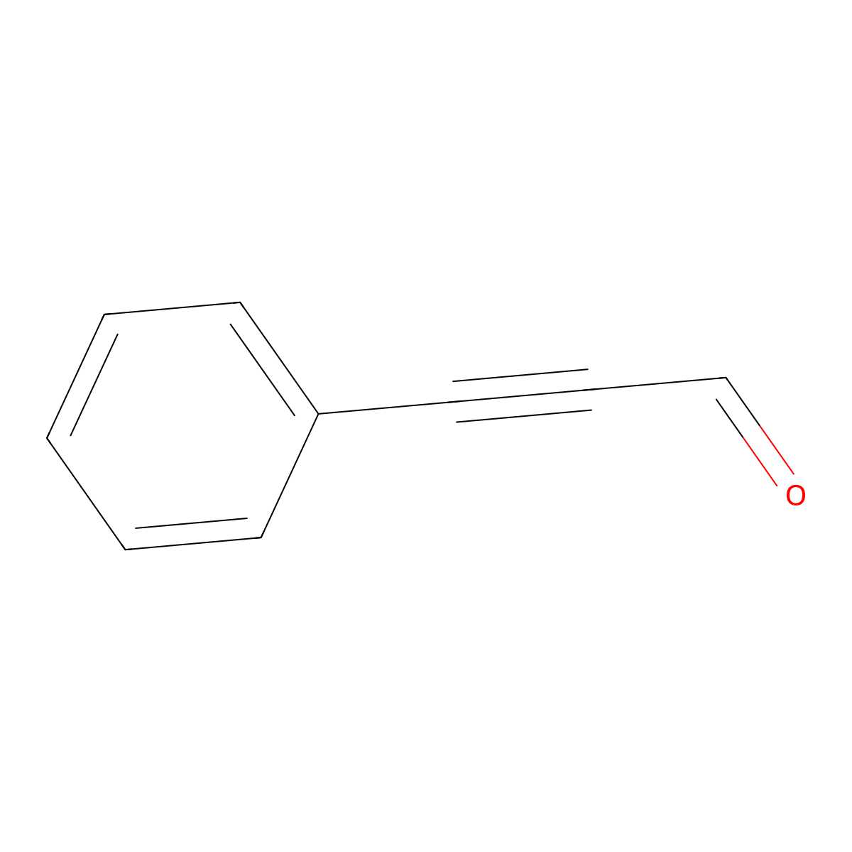 Phenylpropynal molecular structure, CAS 2579-22-8