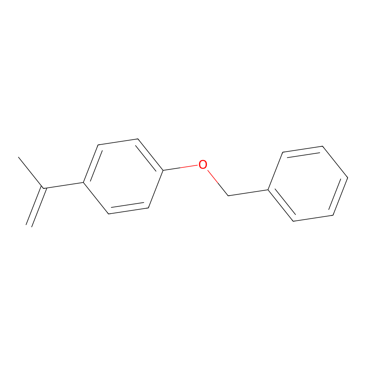 1-(1-Methylethenyl)-4-(phenylmethoxy)benzene molecular structure, CAS 257928-44-2