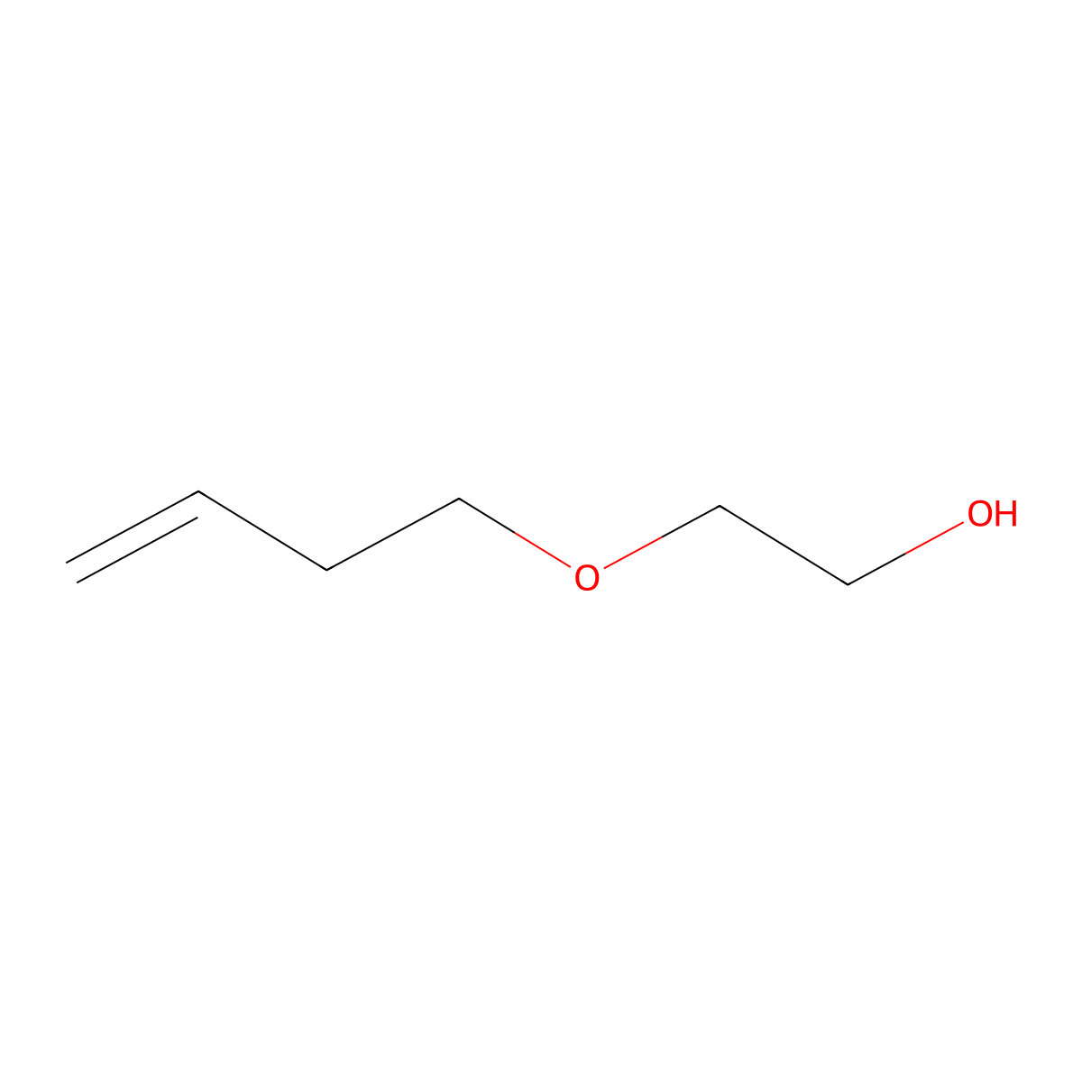 2-(But-3-en-1-yloxy)ethan-1-ol molecular structure, CAS 257949-56-7