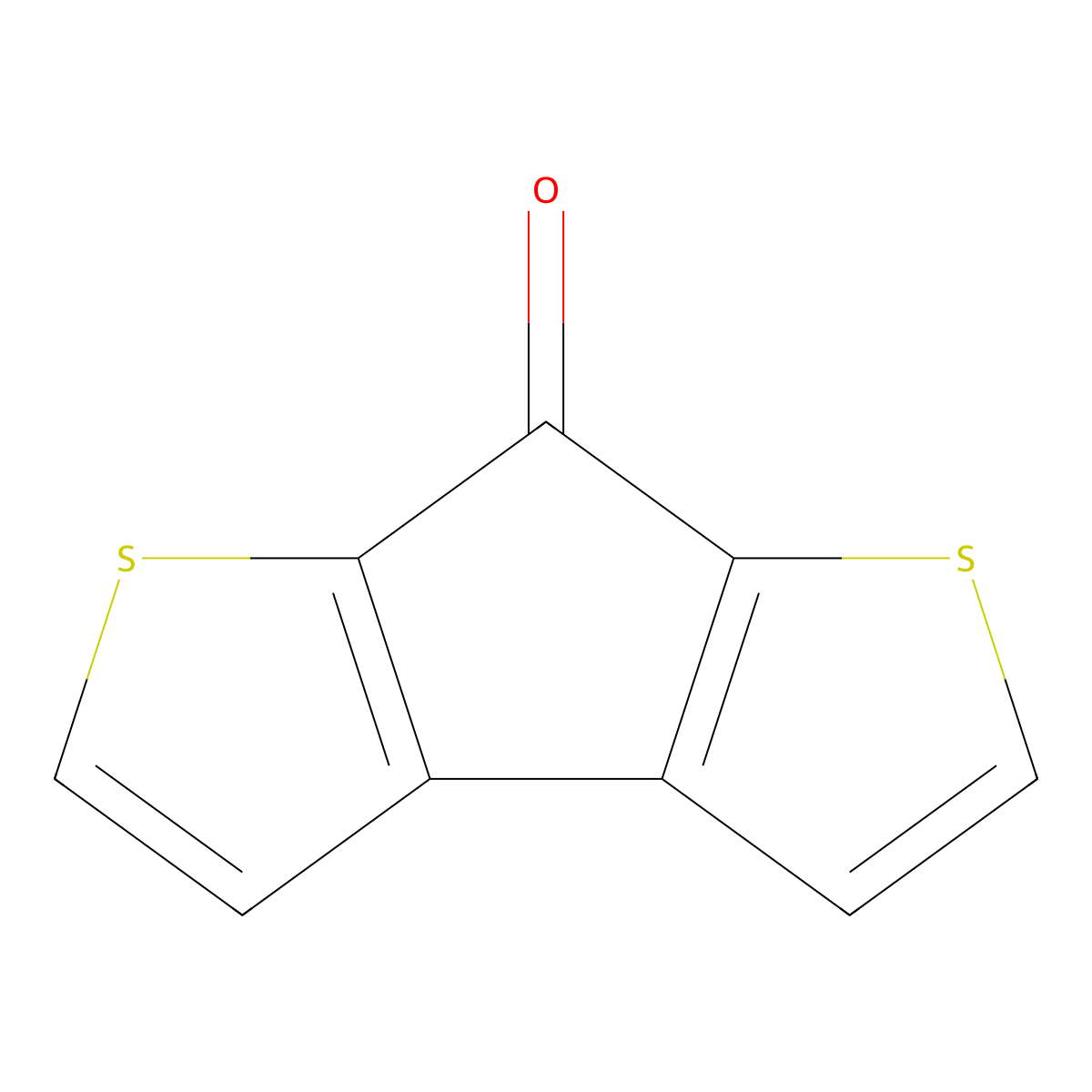 7H-Cyclopenta[1,2-b:4,3-b']dithiophen-7-one molecular structure, CAS 25796-72-9