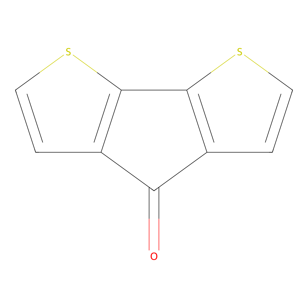 Cyclopenta[2,1-b:3,4-b']dithiophen-4-one molecular structure, CAS 25796-77-4