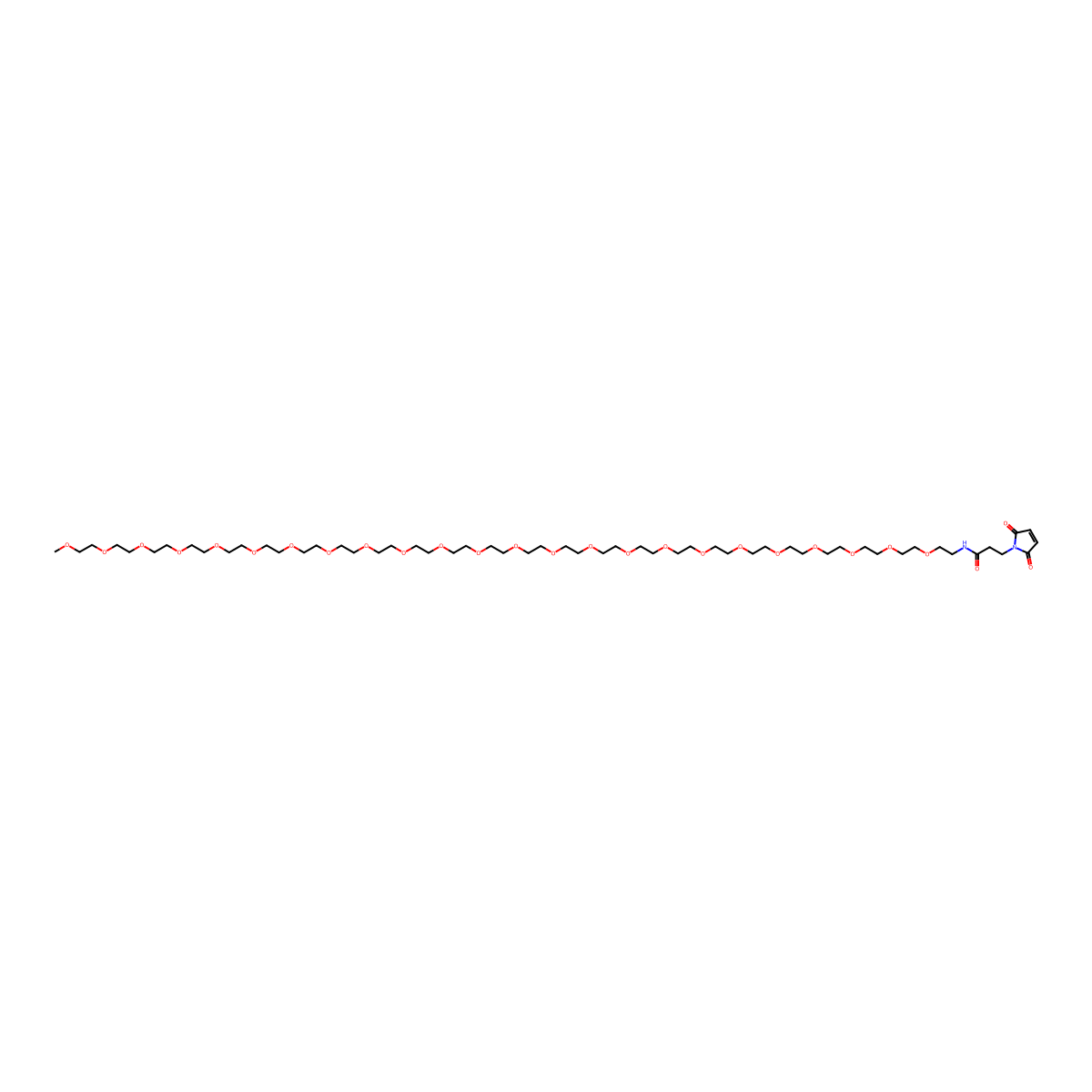 m-PEG24-Mal molecular structure, CAS 2579693-28-8