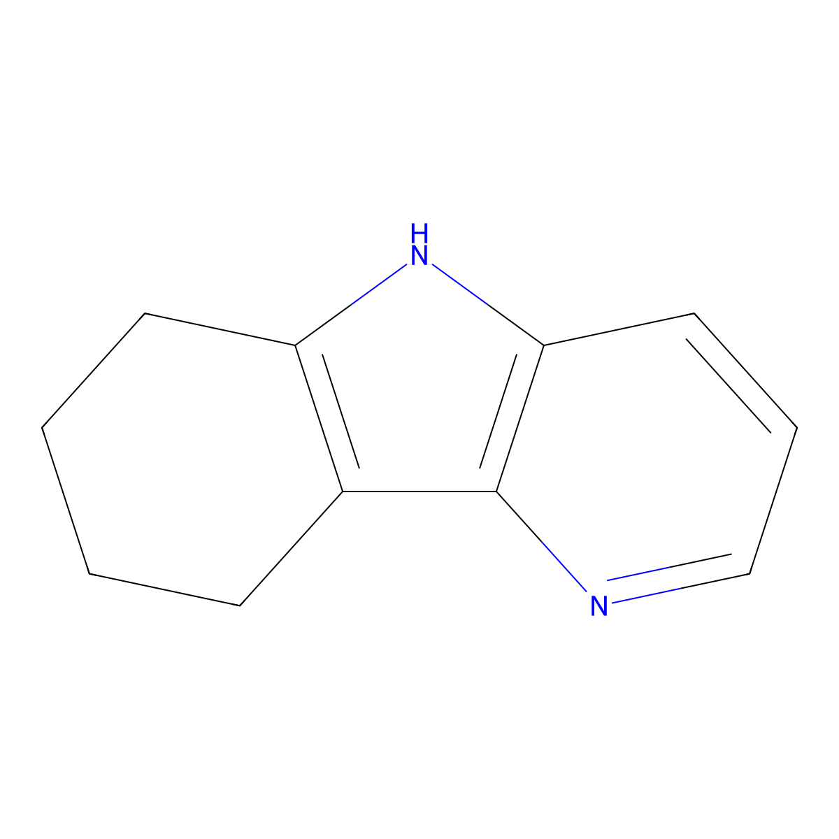 6,7,8,9-Tetrahydro-5h-pyrido[3,2-b]indole molecular structure, CAS 25797-01-7