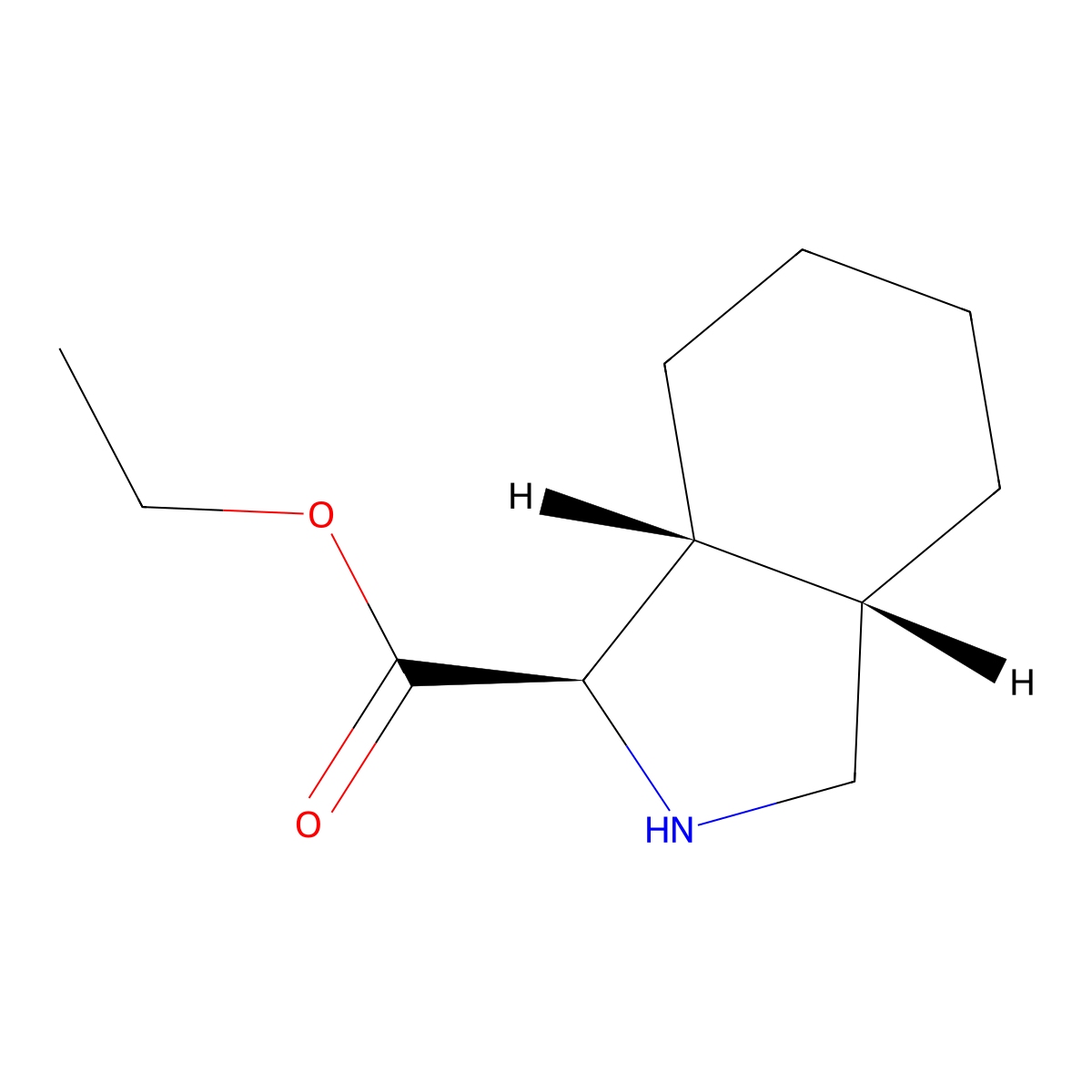 rac-ethyl (1R,3aS,7aR)-octahydro-1H-isoindole-1-carboxylate molecular structure, CAS 2580090-34-0