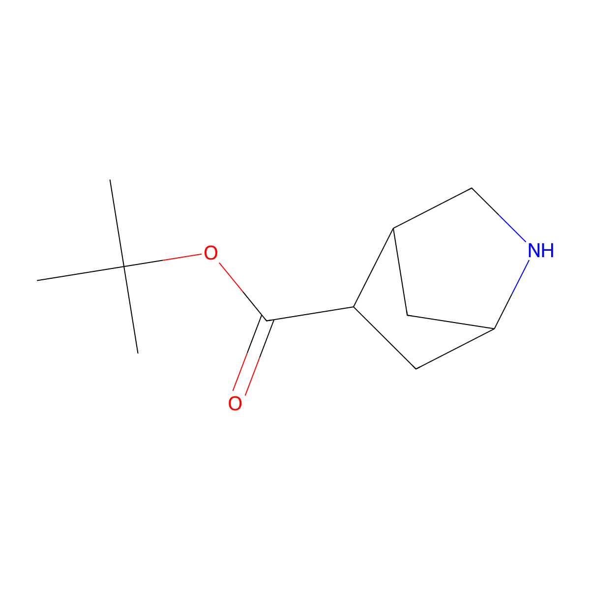 rac-tert-butyl (1R,4S,5S)-2-azabicyclo[2.2.1]heptane-5-carboxylate molecular structure, CAS 2580091-11-6