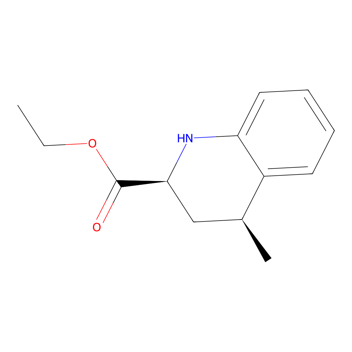 rac-ethyl (2R,4R)-4-methyl-1,2,3,4-tetrahydroquinoline-2-carboxylate molecular structure, CAS 2580091-92-3
