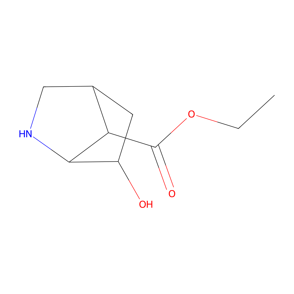 rac-ethyl (1R,4R,6R,7S)-6-hydroxy-2-azabicyclo[2.2.1]heptane-7-carboxylate molecular structure, CAS 2580092-11-9