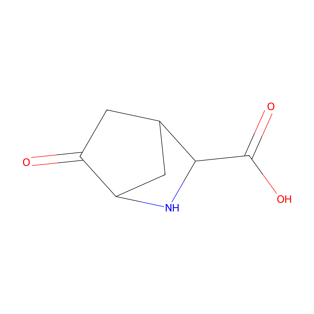 rac-(1R,3R,4S)-6-oxo-2-azabicyclo[2.2.1]heptane-3-carboxylic acid molecular structure, CAS 2580094-40-0