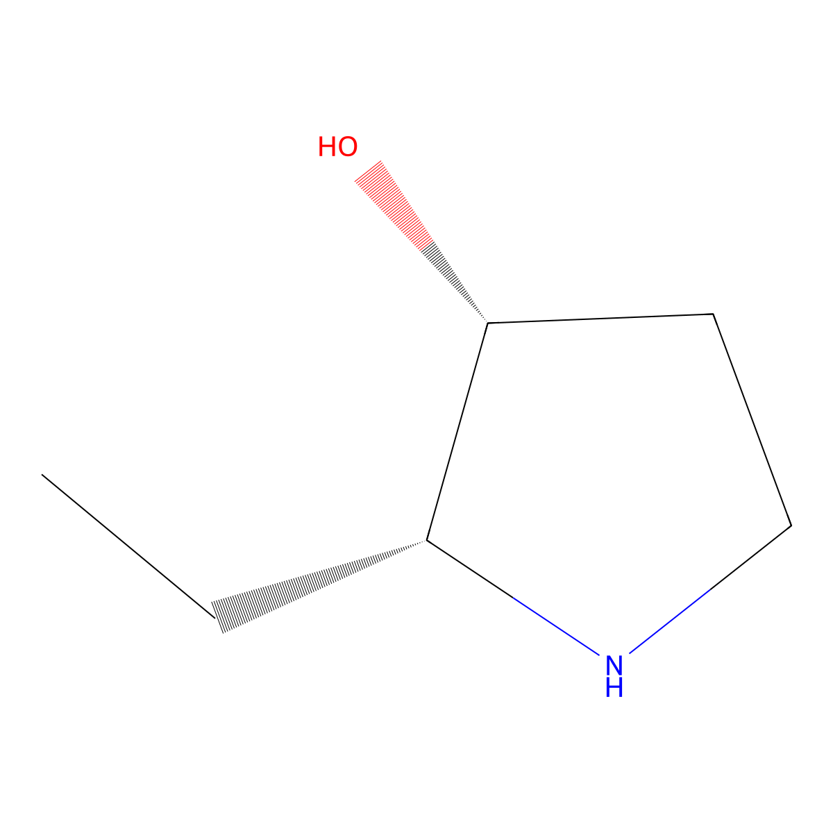 (2R,3R)-2-ethylpyrrolidin-3-ol molecular structure, CAS 2580094-47-7