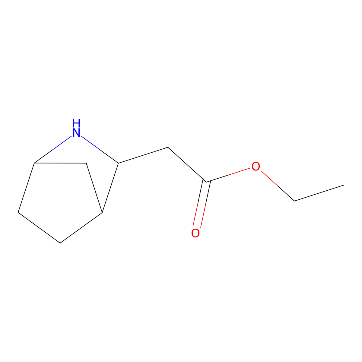 ethyl 2-[(1R,3R,4S)-2-azabicyclo[2.2.1]heptan-3-yl]acetate molecular structure, CAS 2580095-72-1