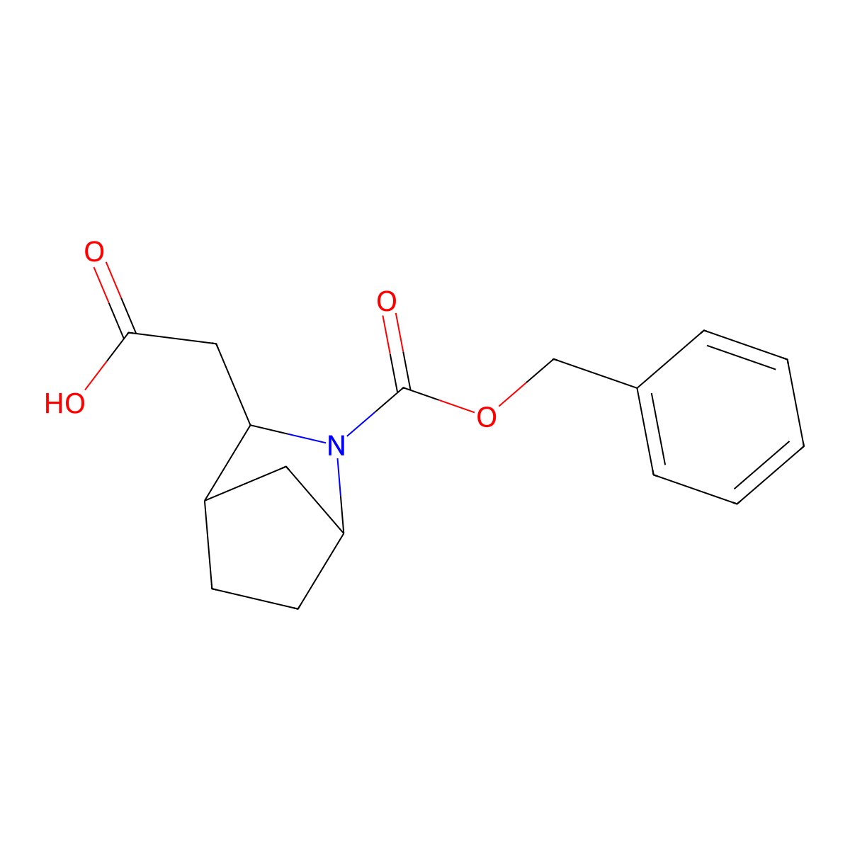 2-[(1R,3R,4S)-2-[(benzyloxy)carbonyl]-2-azabicyclo[2.2.1]heptan-3-yl]acetic acid molecular structure, CAS 2580096-70-2