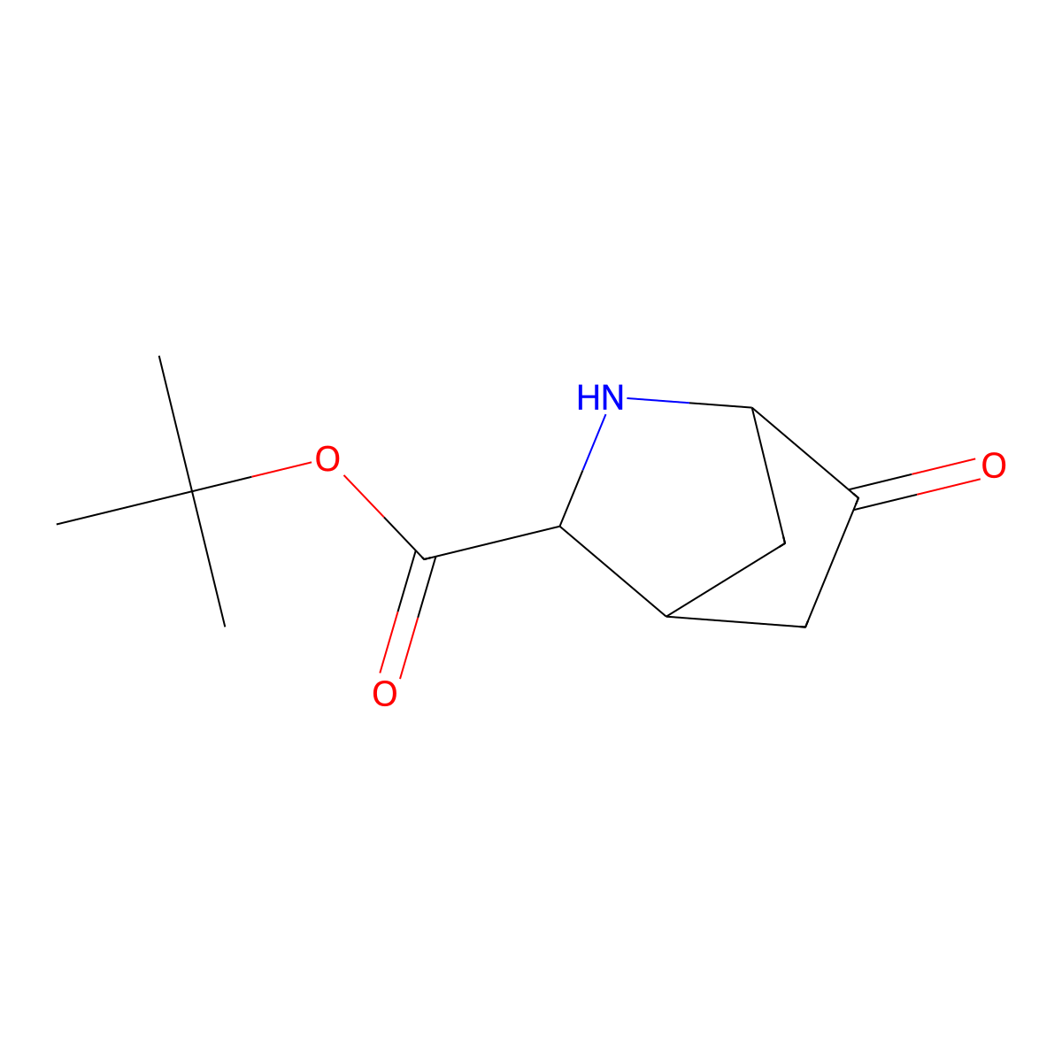 rac-tert-butyl (1R,3R,4S)-6-oxo-2-azabicyclo[2.2.1]heptane-3-carboxylate molecular structure, CAS 2580099-26-7