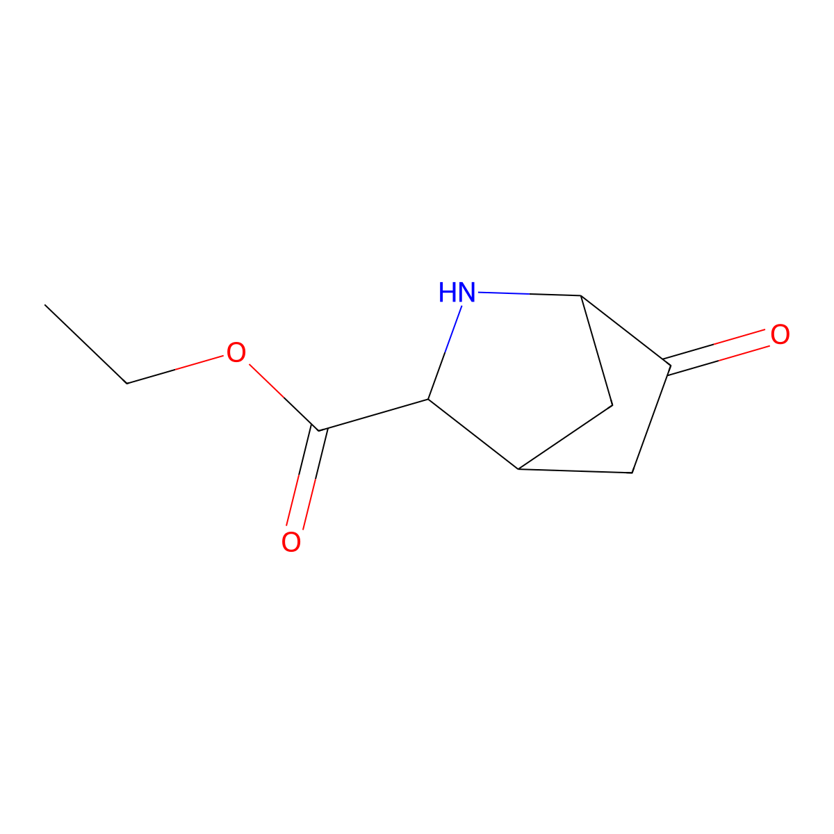 rac-ethyl (1R,3R,4S)-6-oxo-2-azabicyclo[2.2.1]heptane-3-carboxylate molecular structure, CAS 2580099-68-7