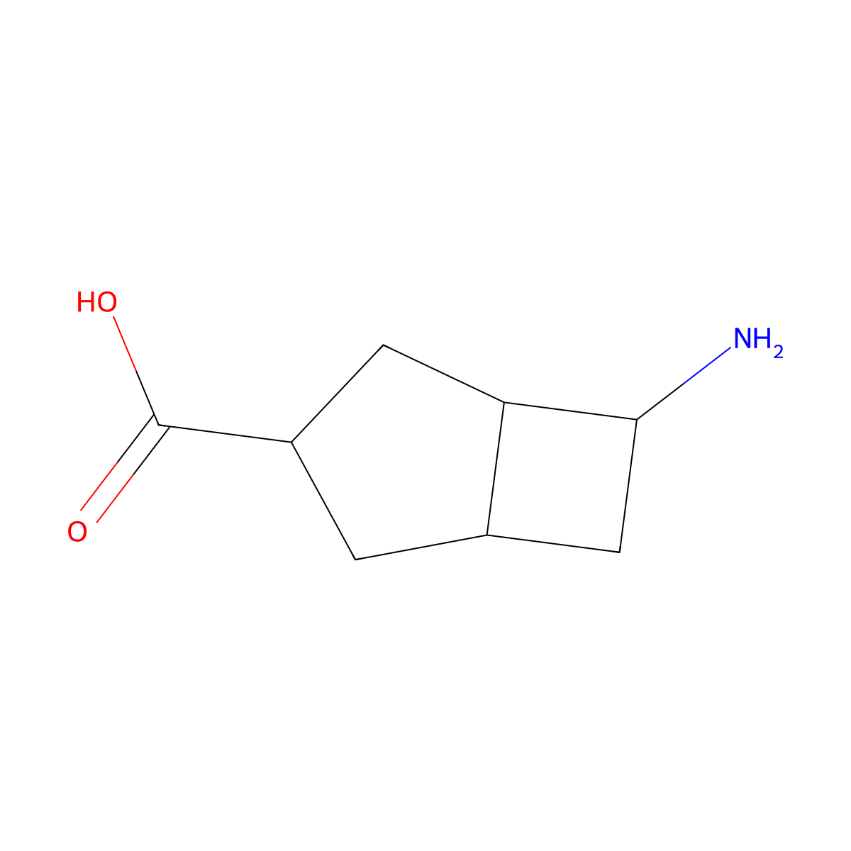 rac-(1R,3S,5R,6R)-6-aminobicyclo[3.2.0]heptane-3-carboxylic acid molecular structure, CAS 2580100-09-8