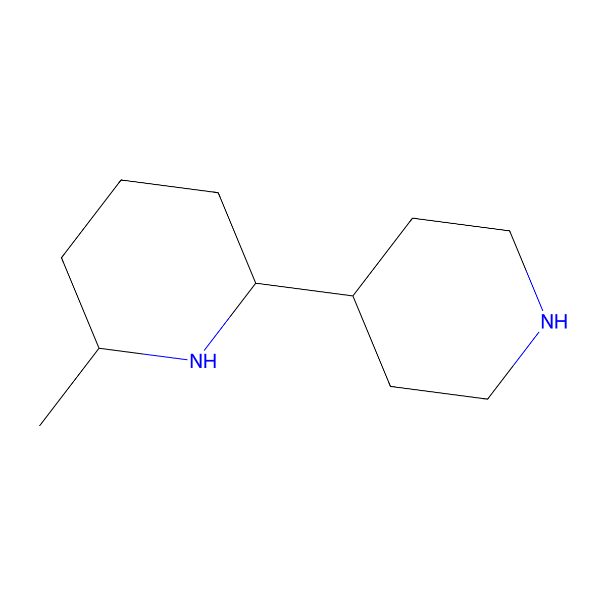 rac-(2R,6R)-6-methyl-2,4'-bipiperidine molecular structure, CAS 2580102-05-0