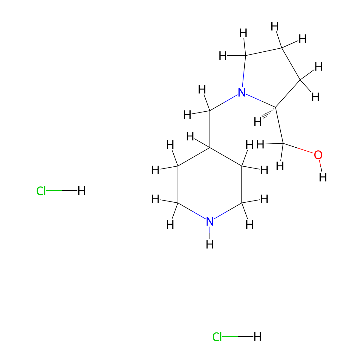[(2S)-1-(Piperidin-4-ylmethyl)pyrrolidin-2-yl]methanol;dihydrochloride molecular structure, CAS 2580114-10-7