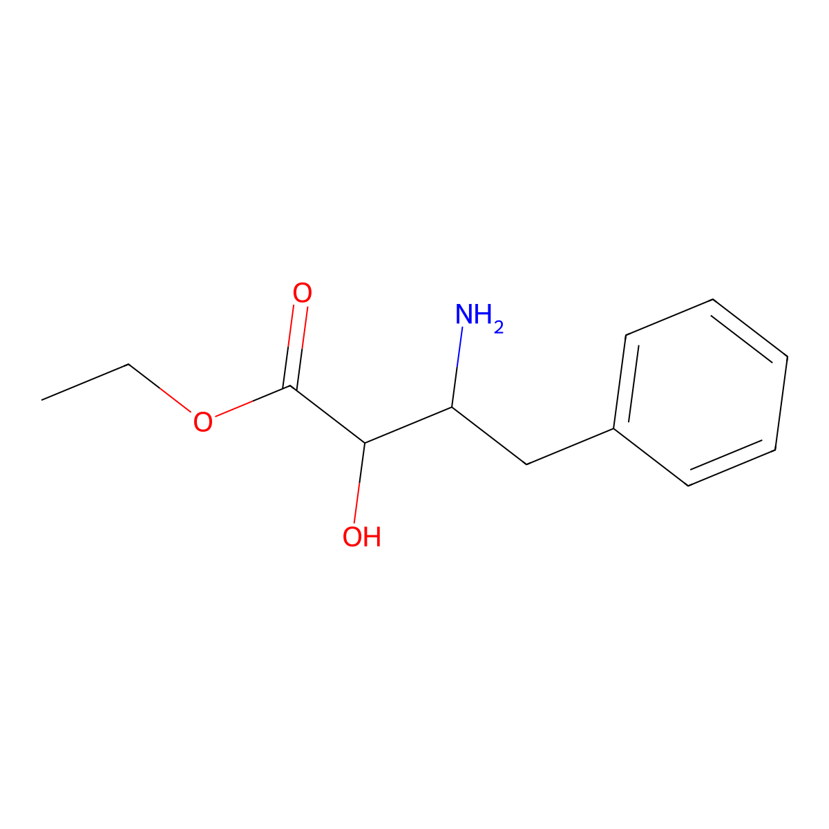 ethyl (2S,3R)-3-amino-2-hydroxy-4-phenylbutanoate molecular structure, CAS 2580114-32-3