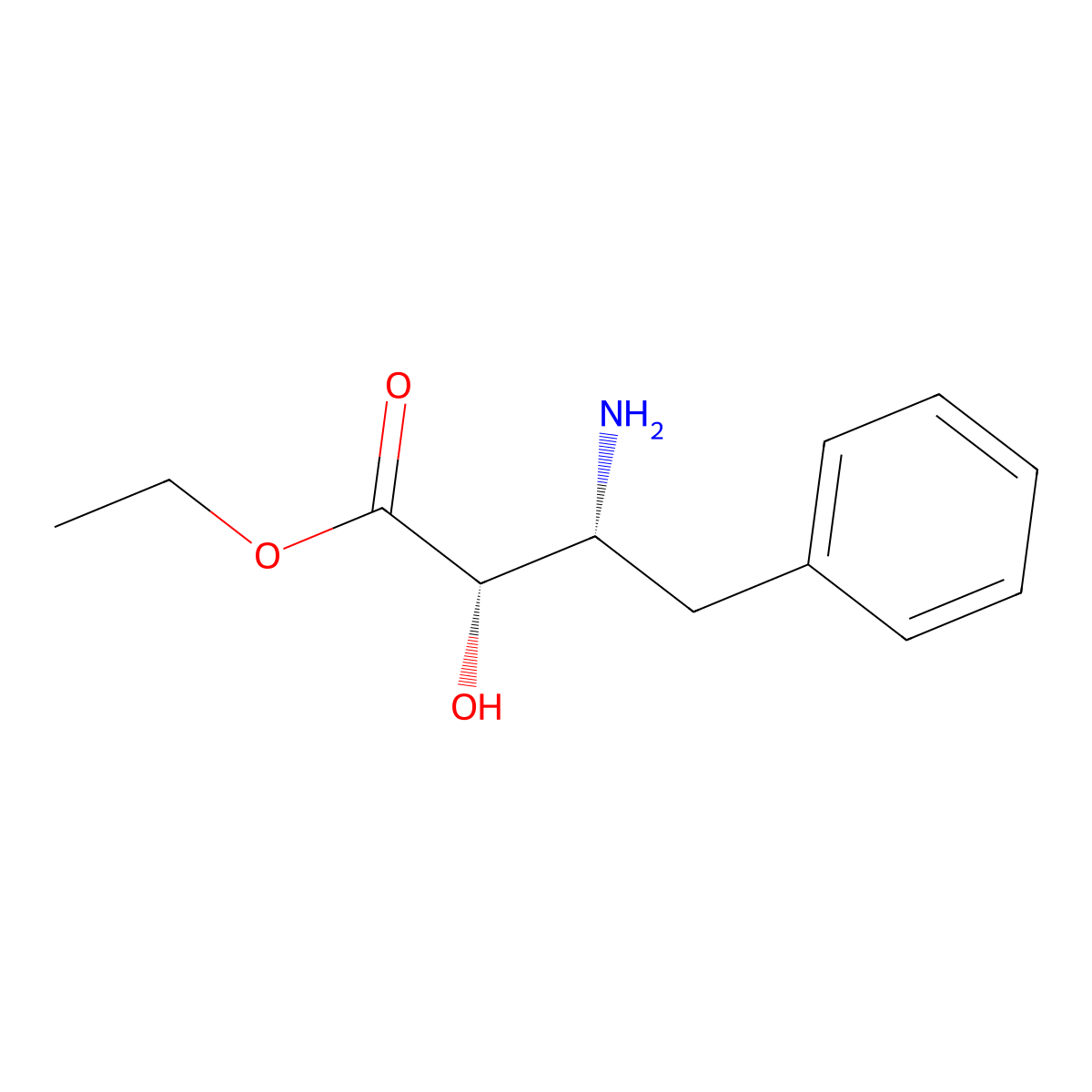 ethyl (2S,3R)-3-amino-2-hydroxy-4-phenylbutanoate molecular structure, CAS 2580114-32-3