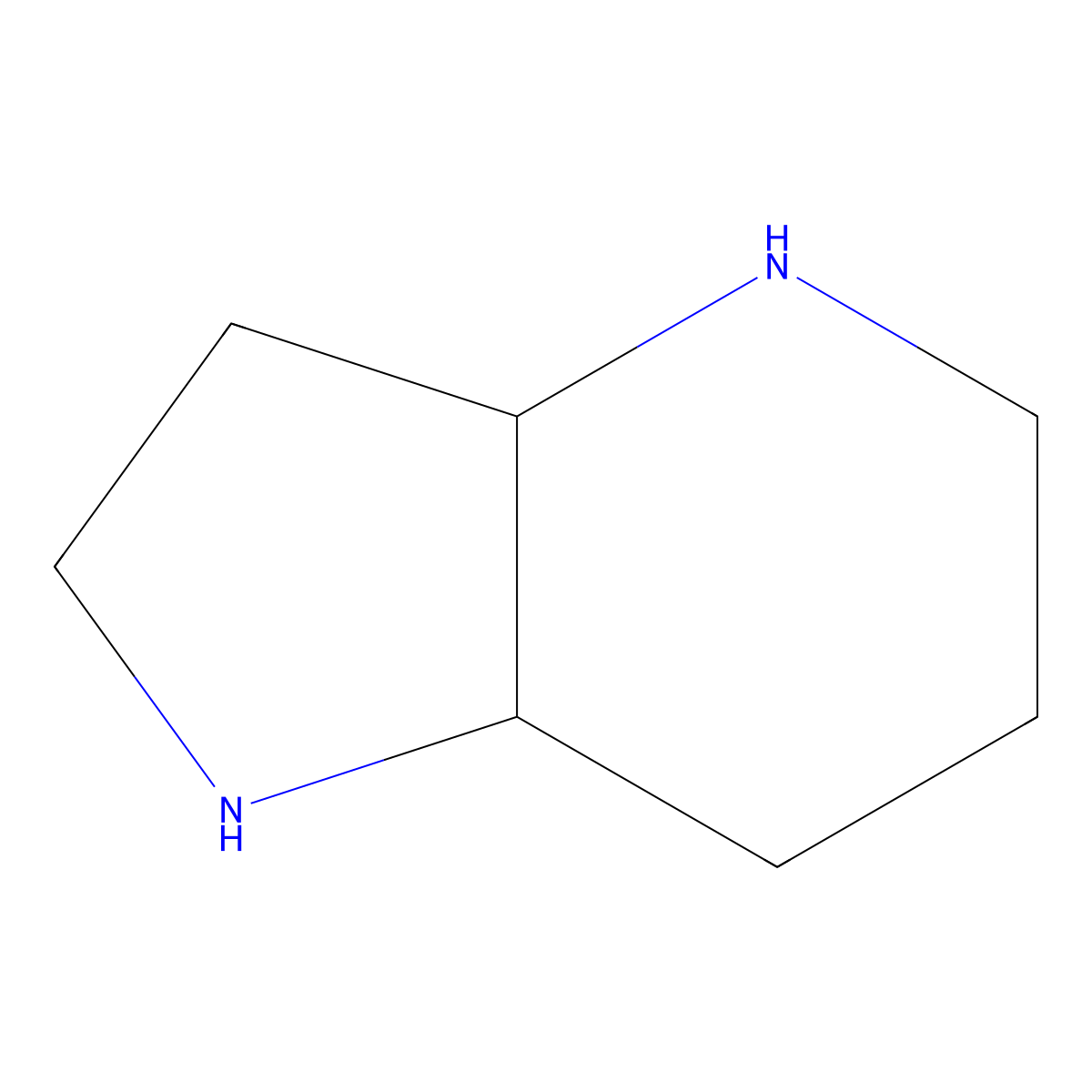 rac-(3aR,7aR)-octahydro-1H-pyrrolo[3,2-b]pyridine molecular structure, CAS 2580114-35-6