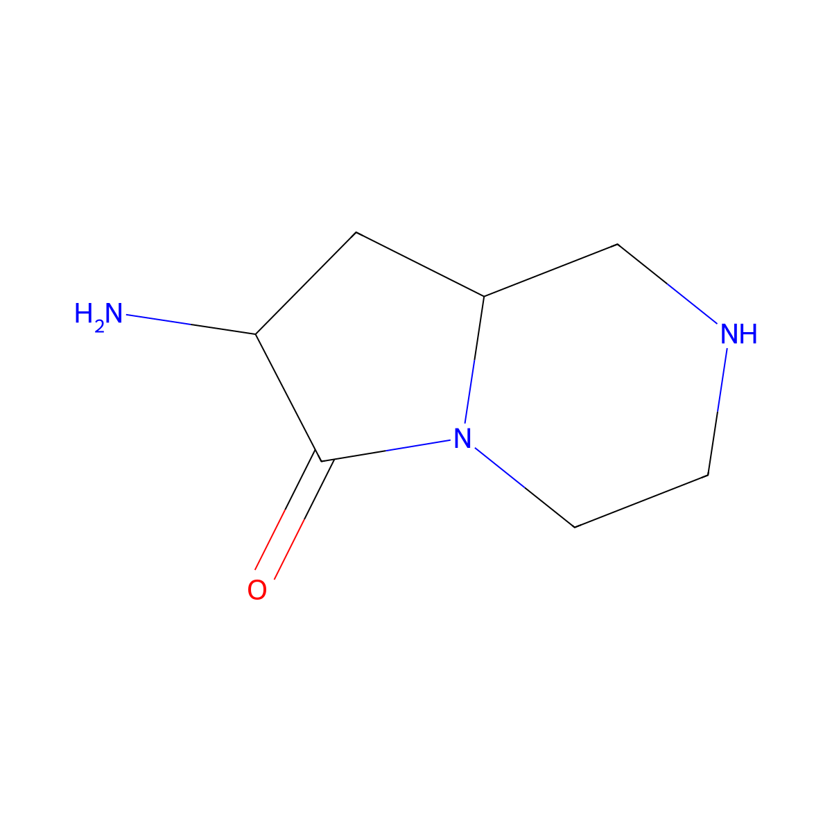 7-Amino-octahydropyrrolo[1,2-a]piperazin-6-one molecular structure, CAS 2580178-12-5