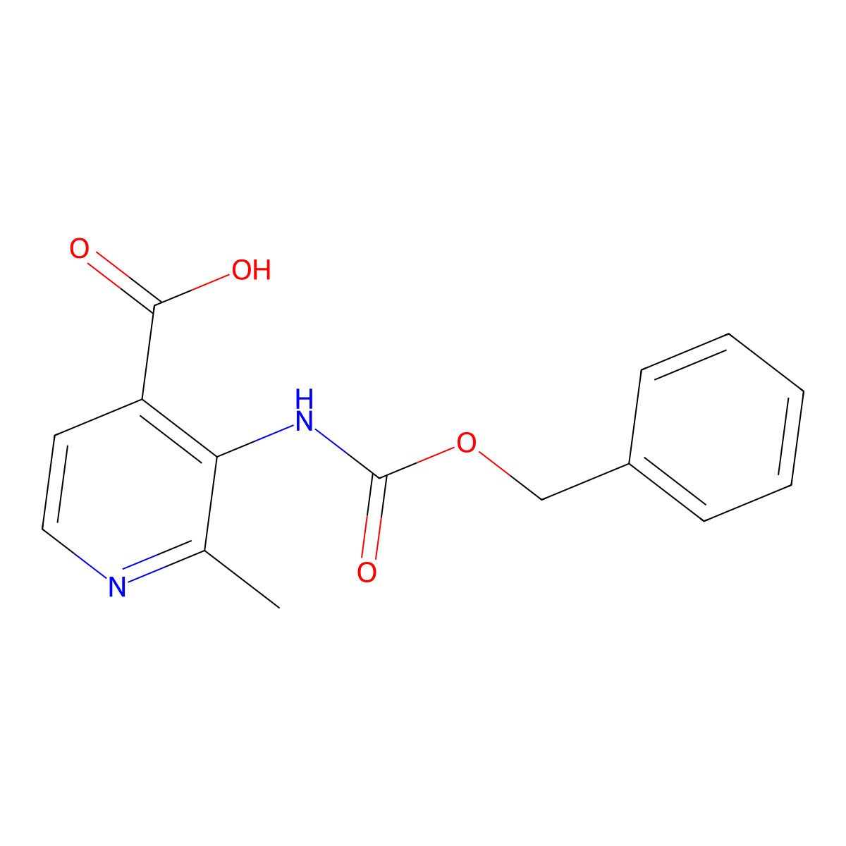 3-{[(Benzyloxy)carbonyl]amino}-2-methylpyridine-4-carboxylic acid molecular structure, CAS 2580178-79-4