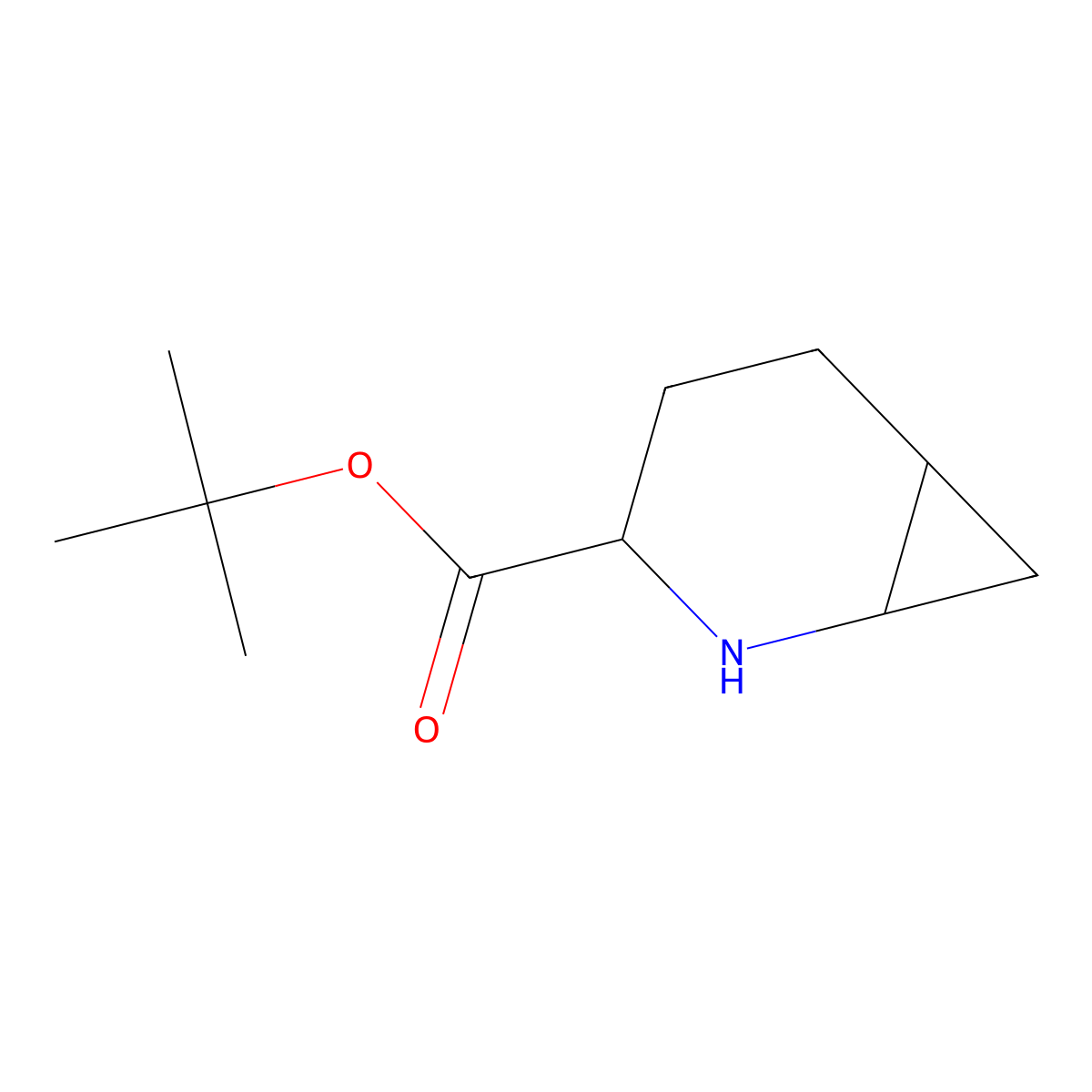 Tert-butyl 2-azabicyclo[4.1.0]heptane-3-carboxylate molecular structure, CAS 2580179-25-3