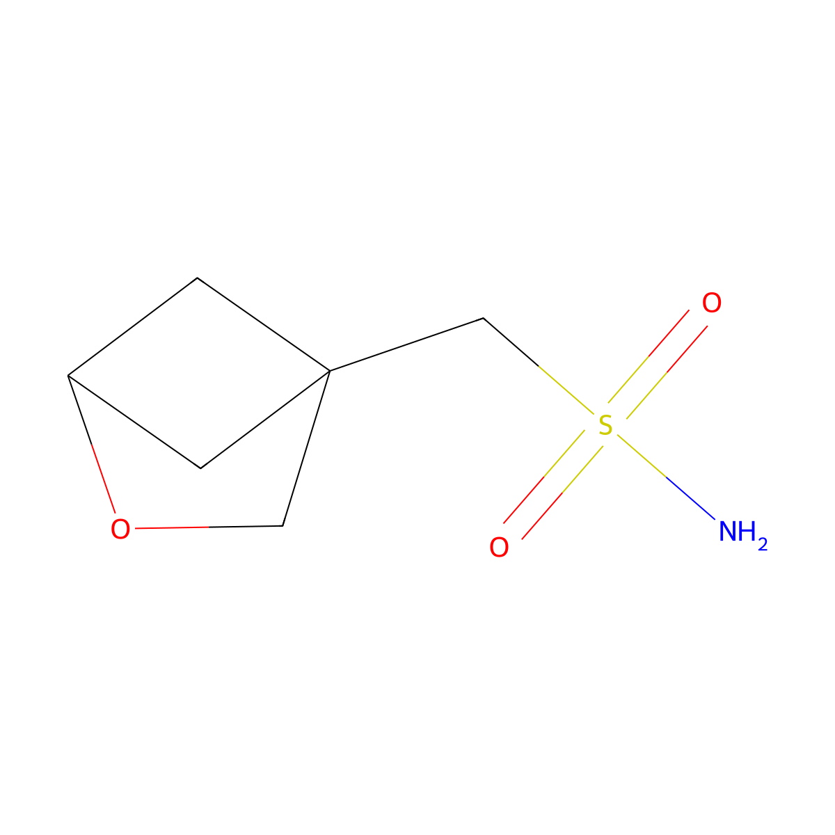{2-Oxabicyclo[2.1.1]hexan-4-yl}methanesulfonamide molecular structure, CAS 2580180-56-7