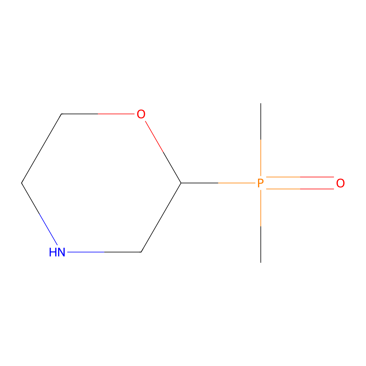 2-(Dimethylphosphoryl)morpholine molecular structure, CAS 2580182-47-2