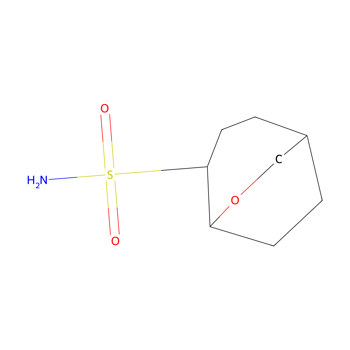6-Oxabicyclo[3.2.2]nonane-4-sulfonamide molecular structure, CAS 2580184-09-2