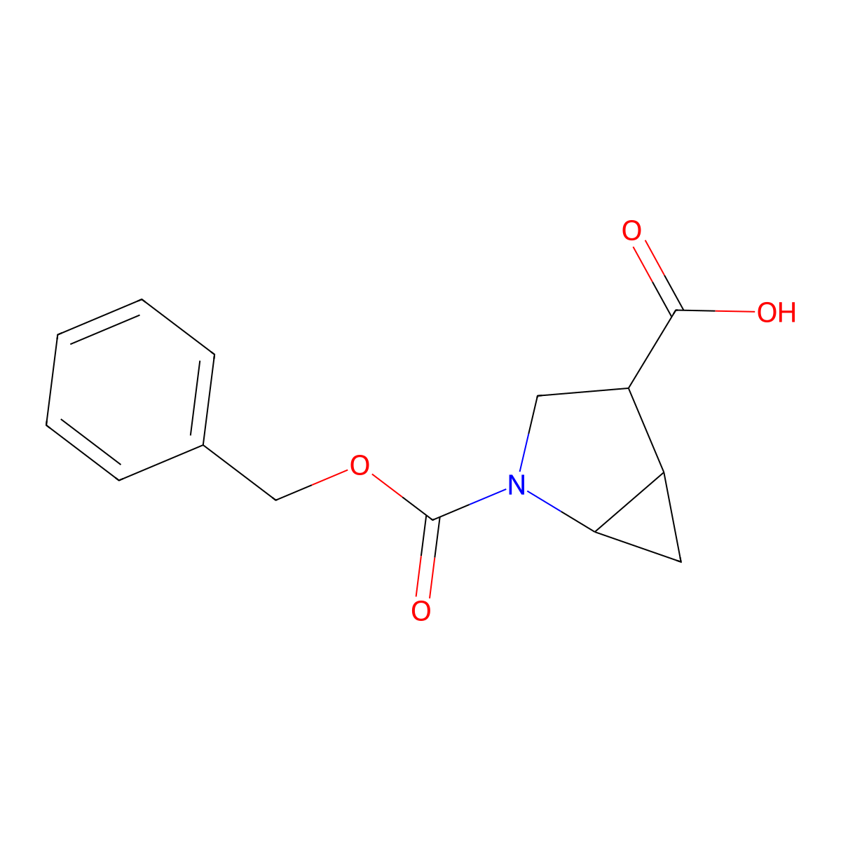 2-[(Benzyloxy)carbonyl]-2-azabicyclo[3.1.0]hexane-4-carboxylic acid molecular structure, CAS 2580188-28-7