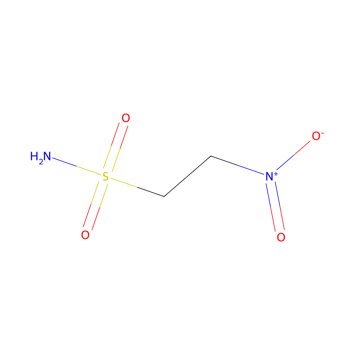 2-Nitroethane-1-sulfonamide molecular structure, CAS 2580198-18-9