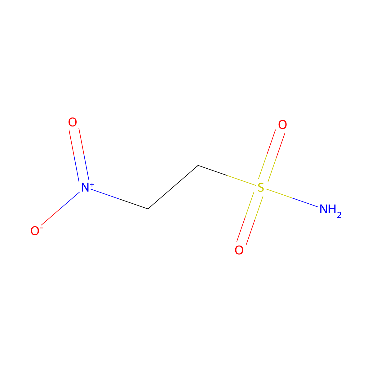 2-Nitroethane-1-sulfonamide molecular structure, CAS 2580198-18-9