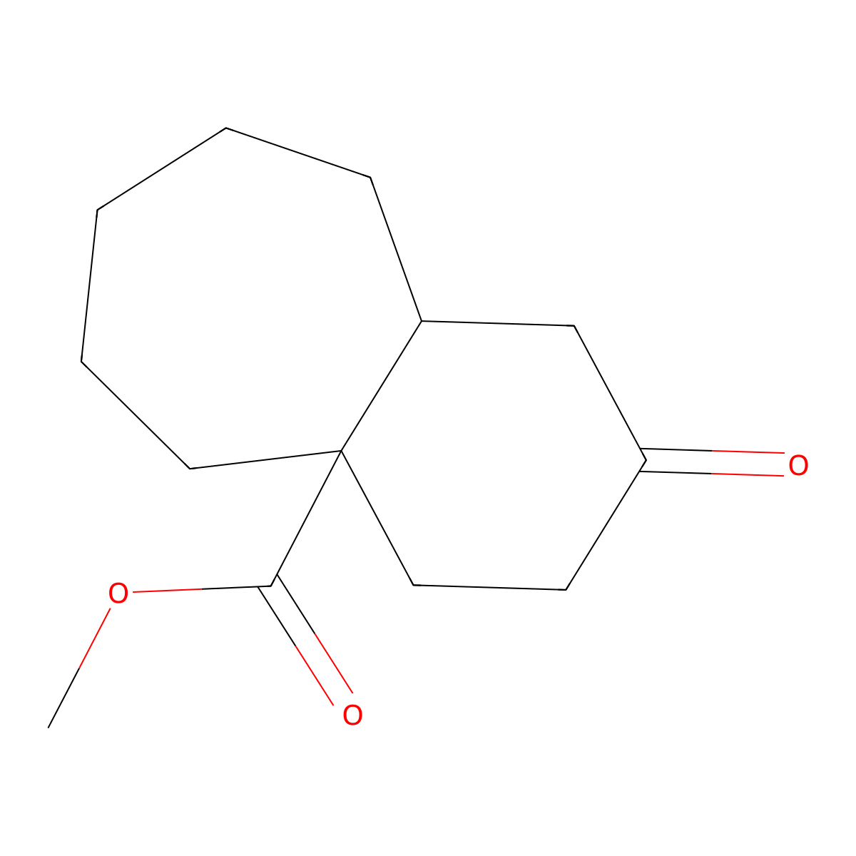 methyl2-oxo-decahydro-1H-benzo[7]annulene-4a-carboxylate,Mixtureofdiastereomers molecular structure, CAS 2580199-40-0