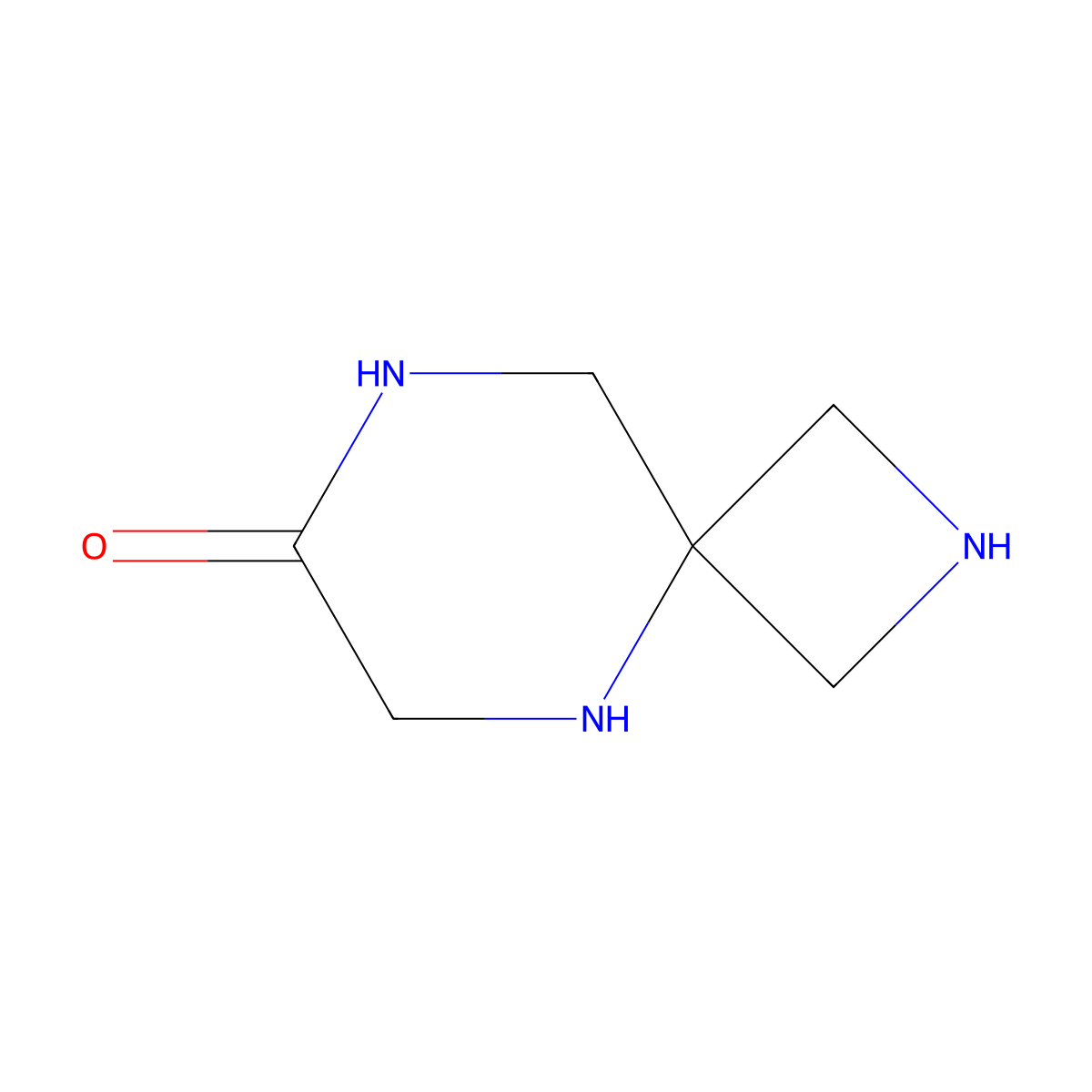 2,5,8-Triazaspiro[3.5]nonan-7-one molecular structure, CAS 2580201-87-0