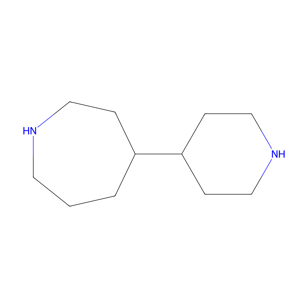 4-(Piperidin-4-yl)azepane molecular structure, CAS 2580202-03-3