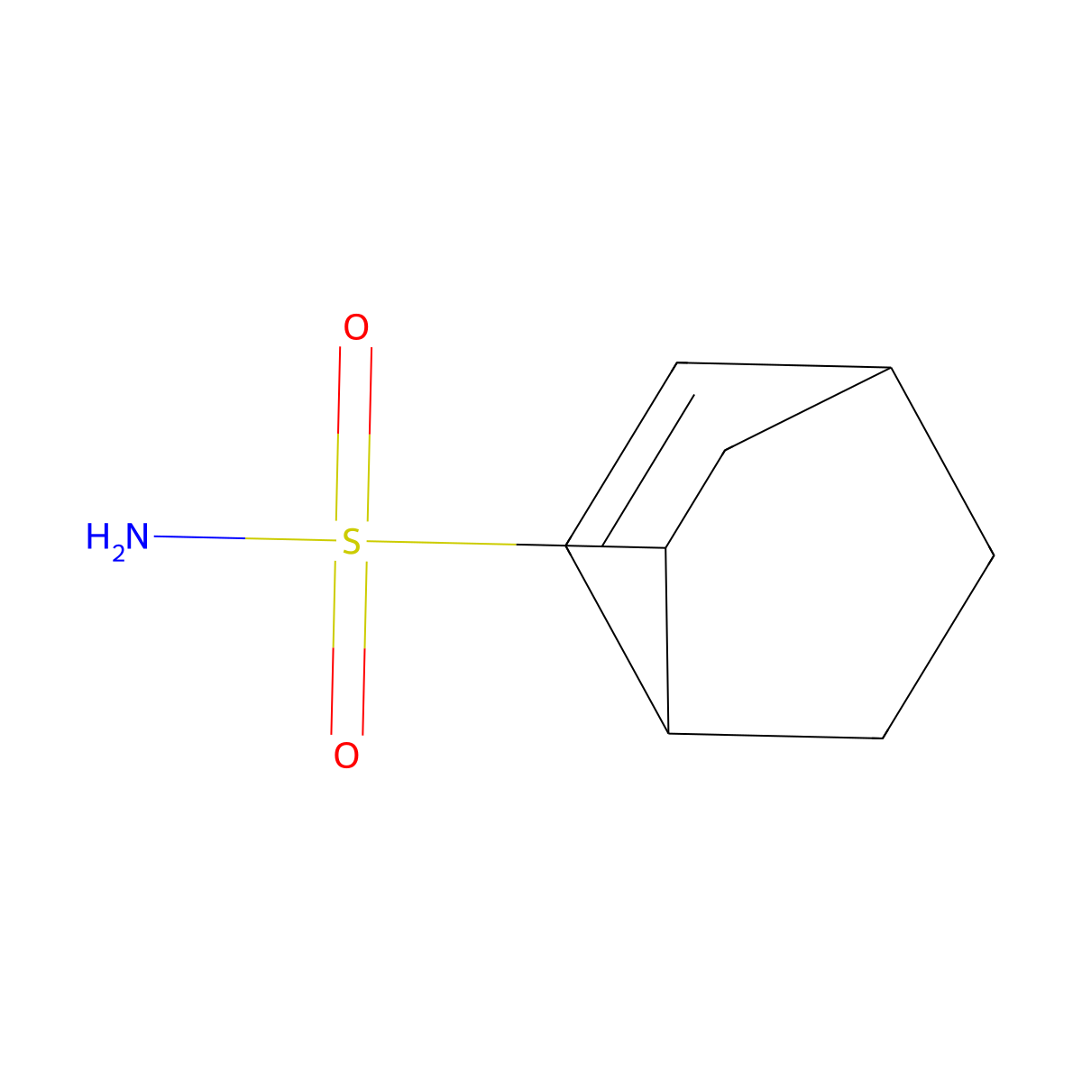 Bicyclo[2.2.2]oct-5-ene-2-sulfonamide molecular structure, CAS 2580205-90-7