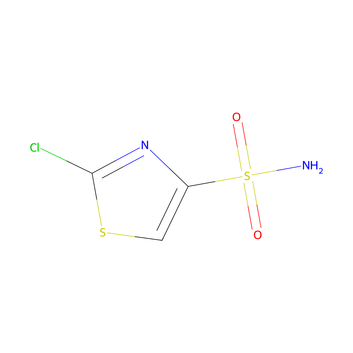 2-Chloro-1,3-thiazole-4-sulfonamide molecular structure, CAS 2580206-56-8
