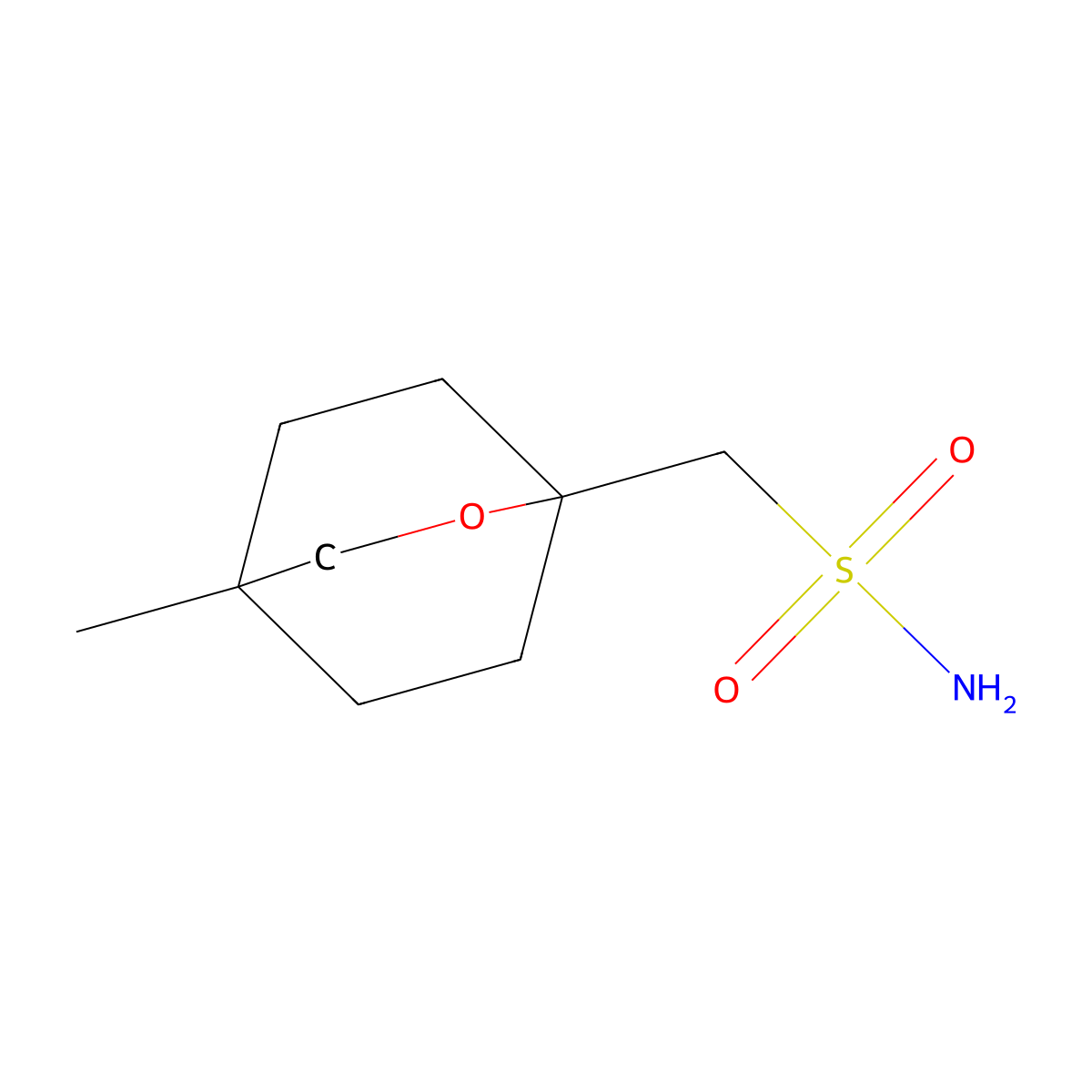 {4-Methyl-2-oxabicyclo[2.2.2]octan-1-yl}methanesulfonamide molecular structure, CAS 2580206-94-4