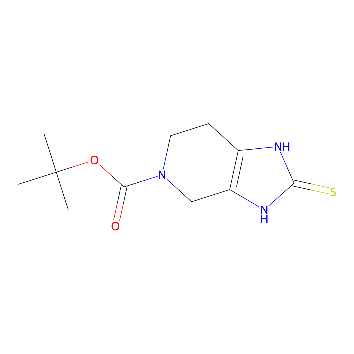 tert-butyl 2-sulfanyl-3H,4H,5H,6H,7H-imidazo[4,5-c]pyridine-5-carboxylate molecular structure, CAS 2580207-05-0