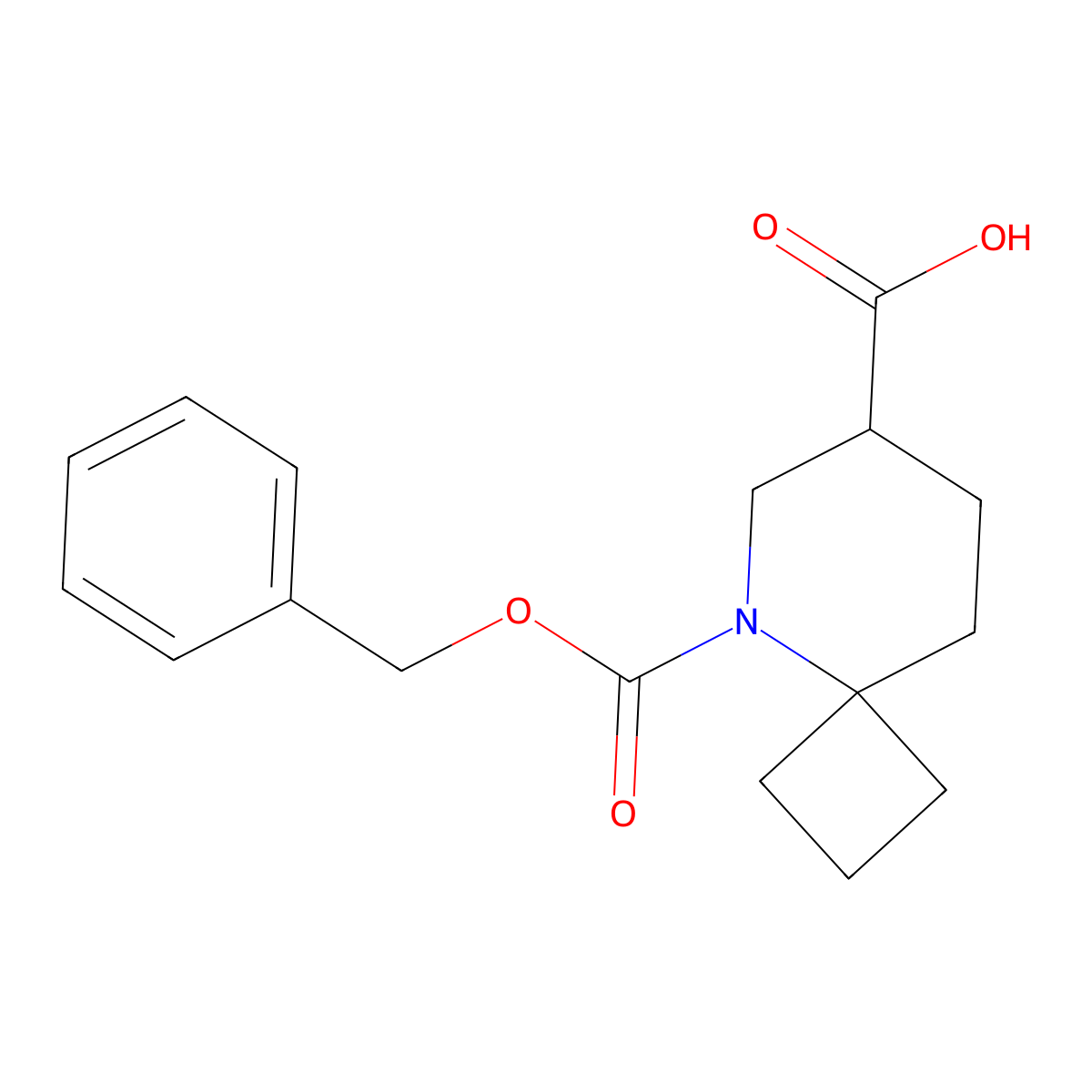 5-[(Benzyloxy)carbonyl]-5-azaspiro[3.5]nonane-7-carboxylic acid molecular structure, CAS 2580207-27-6