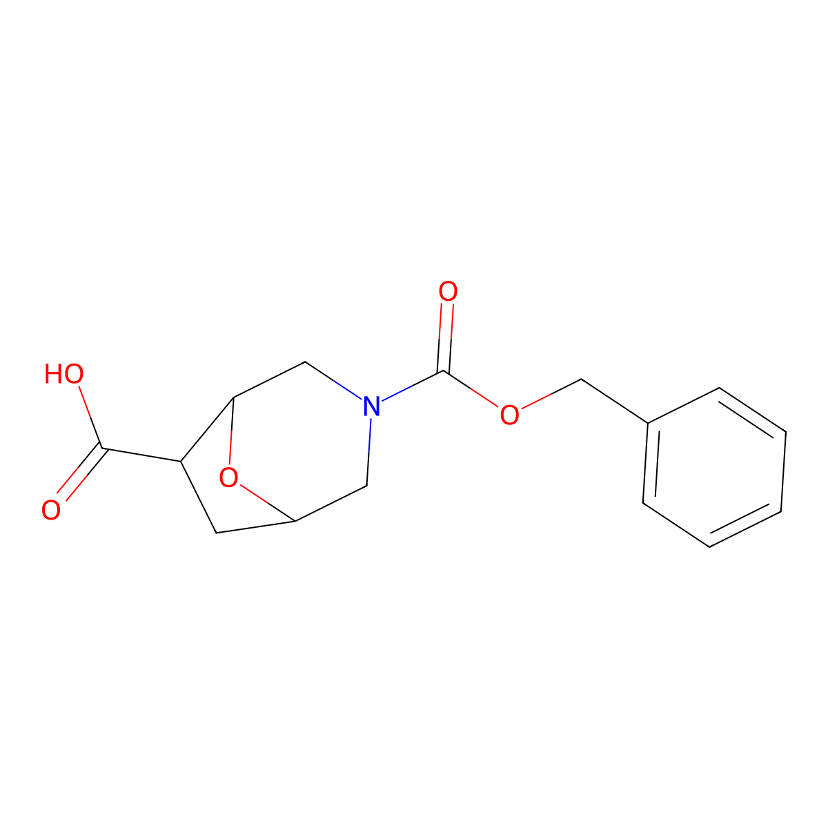 3-[(Benzyloxy)carbonyl]-8-oxa-3-azabicyclo[3.2.1]octane-6-carboxylic acid molecular structure, CAS 2580208-39-3