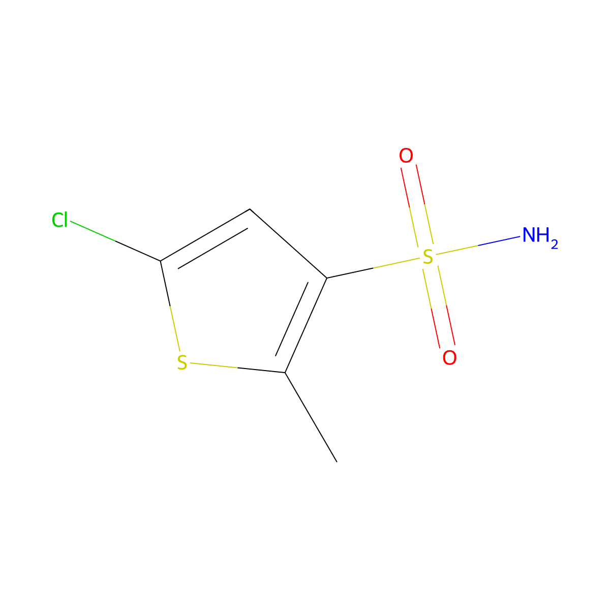 5-Chloro-2-methylthiophene-3-sulfonamide molecular structure, CAS 2580209-21-6