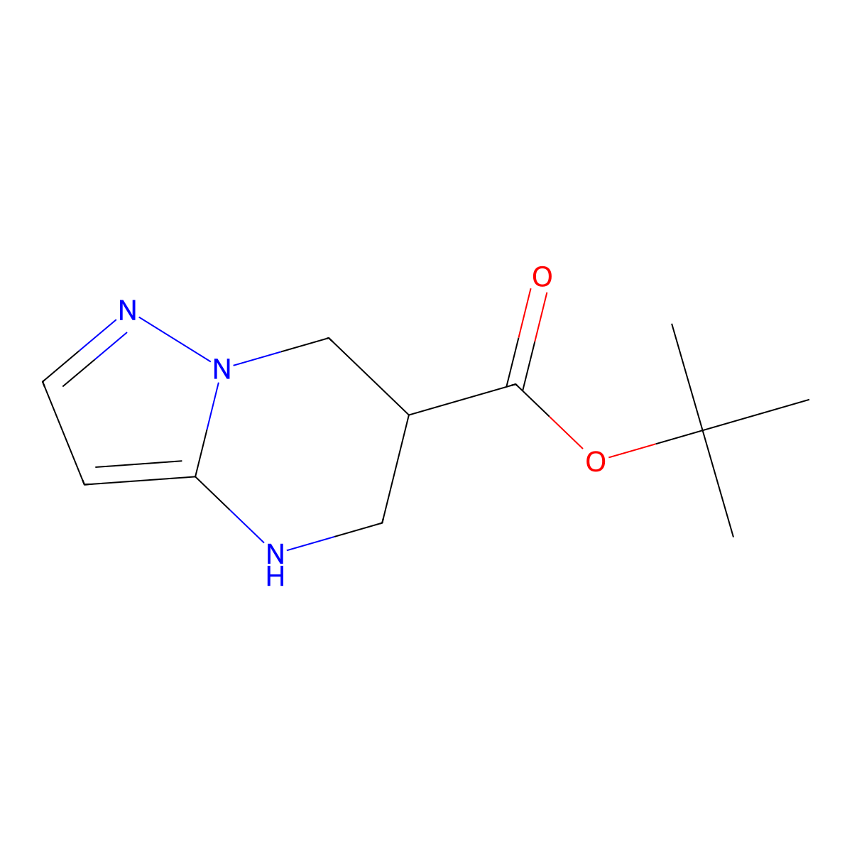tert-butyl 4H,5H,6H,7H-pyrazolo[1,5-a]pyrimidine-6-carboxylate molecular structure, CAS 2580210-07-5