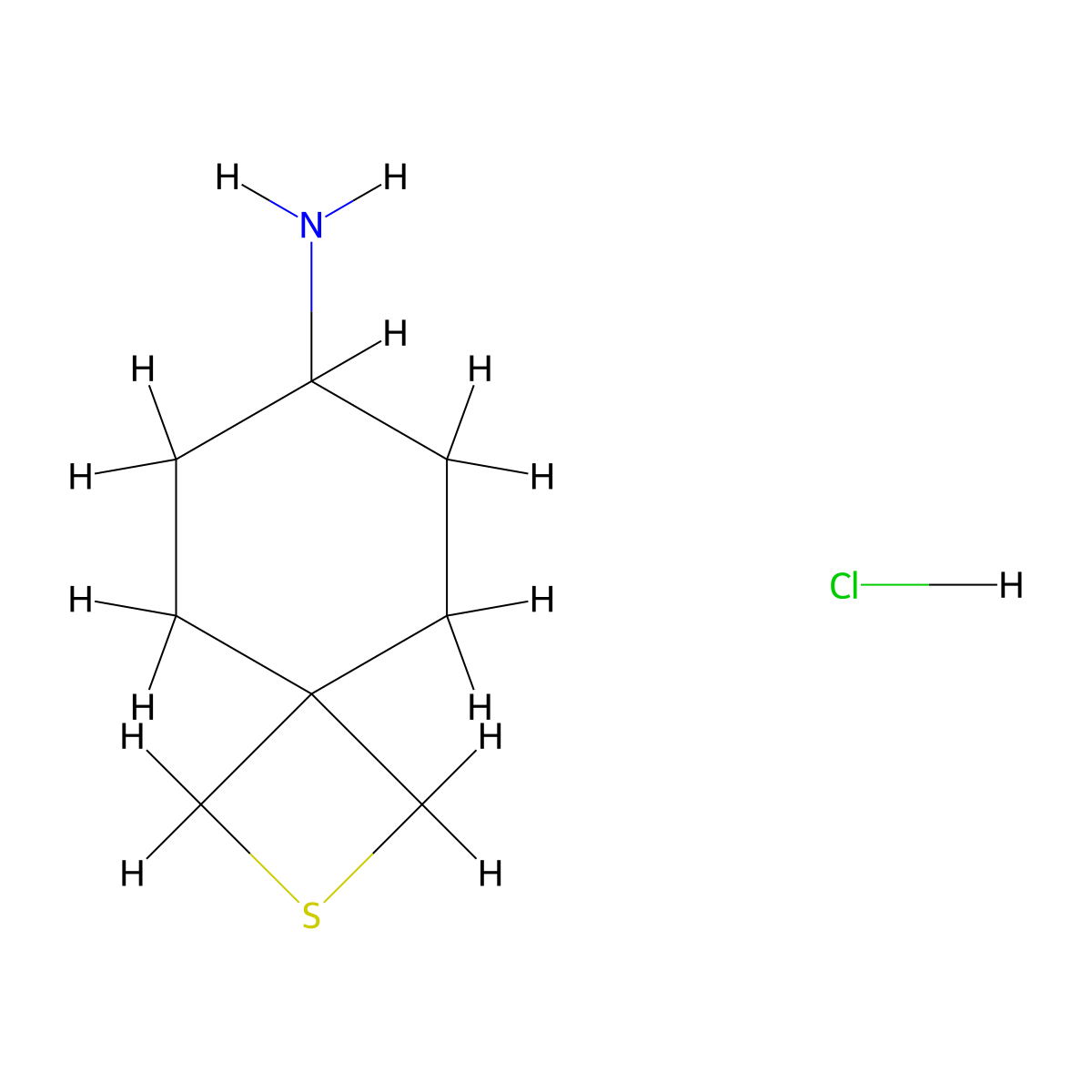 2-Thiaspiro[3.5]nonan-7-amine hydrochloride molecular structure, CAS 2580210-17-7