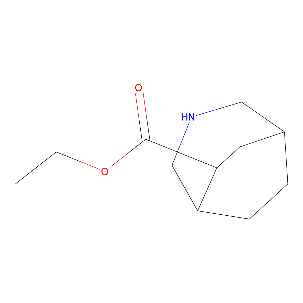 Ethyl 3-azabicyclo[3.2.2]nonane-6-carboxylate molecular structure, CAS 2580210-32-6
