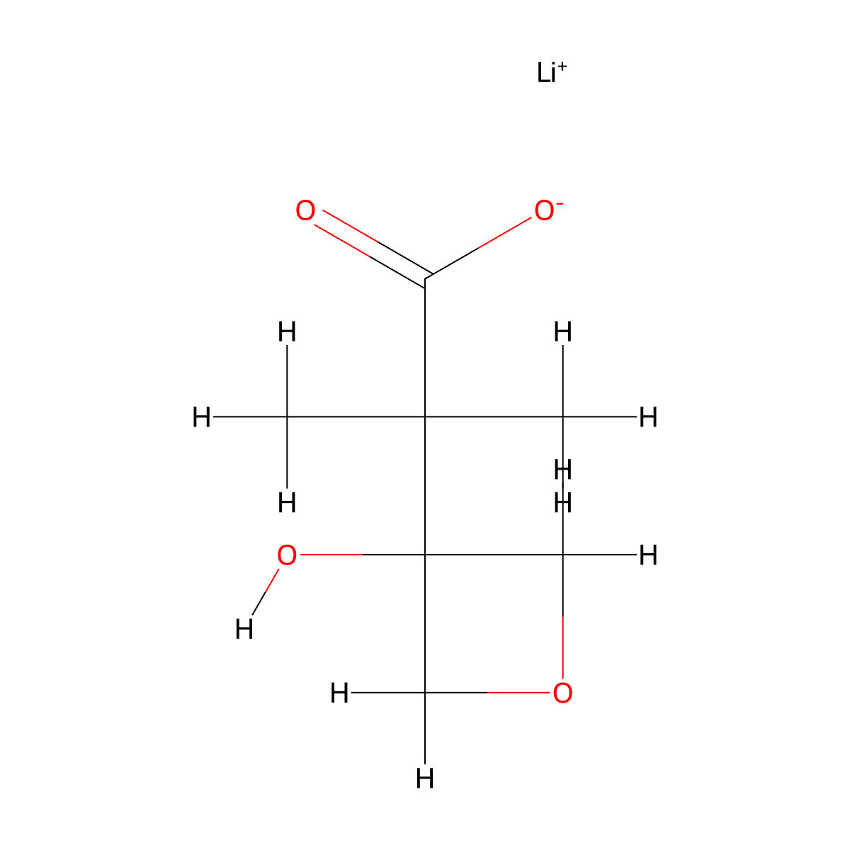 Lithium;2-(3-hydroxyoxetan-3-yl)-2-methylpropanoate molecular structure, CAS 2580210-37-1