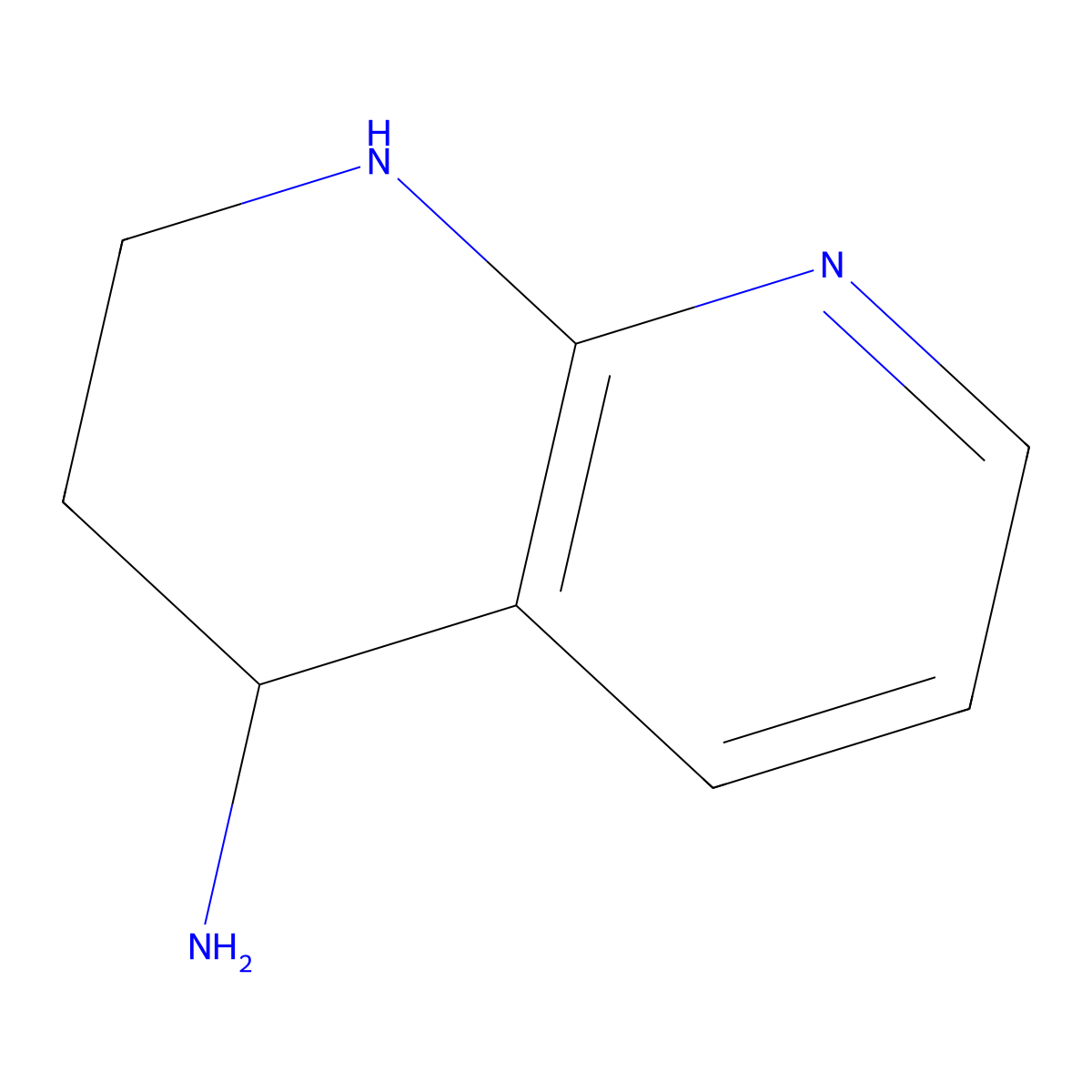 1,2,3,4-Tetrahydro-1,8-naphthyridin-4-amine molecular structure, CAS 2580211-18-1
