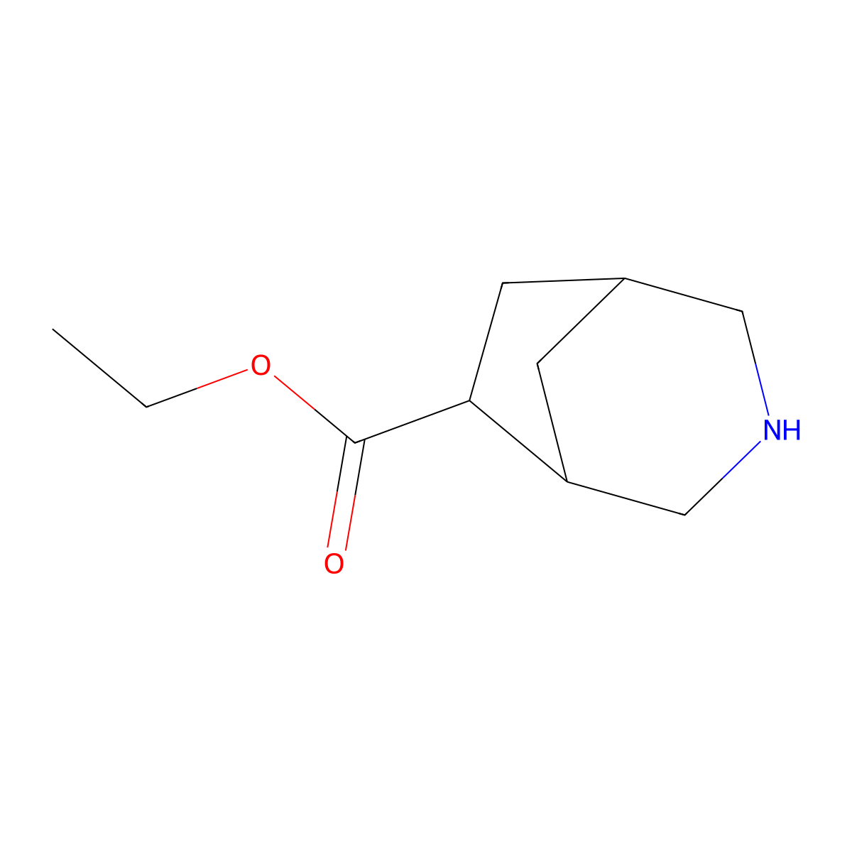 Ethyl 3-azabicyclo[3.2.1]octane-6-carboxylate molecular structure, CAS 2580214-18-0