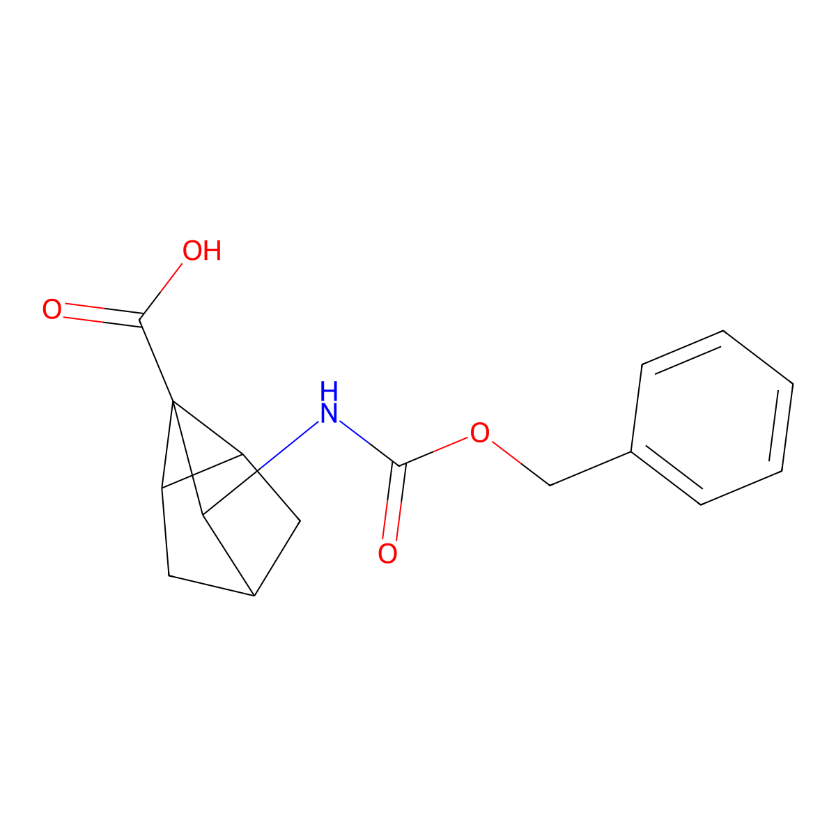 7-{[(Benzyloxy)carbonyl]amino}tricyclo[2.2.1.0,2,6]heptane-1-carboxylic acid molecular structure, CAS 2580217-50-9